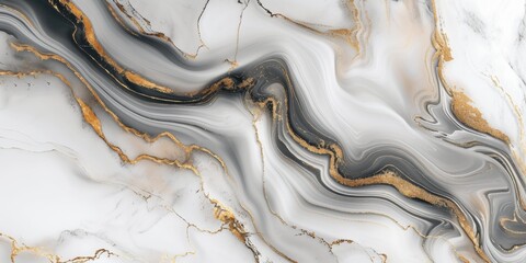 Obraz premium It appears to resemble a beautiful marble texture adorned with gold glitter