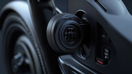 Close-up of charging port rubber cover and metal contacts visible in detail