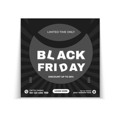 Black Friday Social Media Post Template