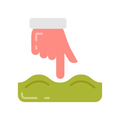 Elasticity Flat Icons, Vector illustration