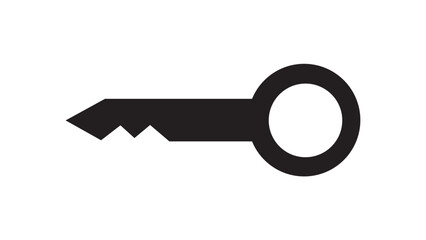 key isolated on white