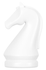 Knight png chess piece clipart, 3D business symbol on transparent background