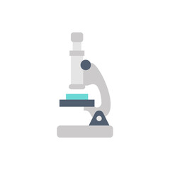 Microscope Flat Icons, Vector illustration