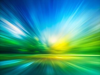 Obraz premium Abstract Blurred Background of Blue and Green Gradient for Posters and Advertisements