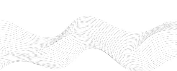 Wave lines vector illustration. Curve wave seamless pattern. Line art striped graphic template.	
