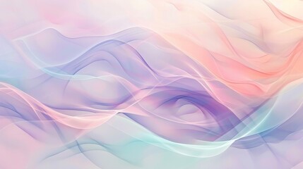 Fototapeta premium A pastel background featuring shades of light yellow, mint green, and lavender