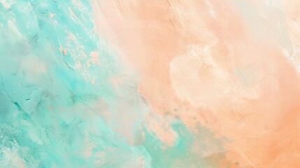 Fototapeta premium A pastel background featuring shades of light yellow, mint green, and lavender