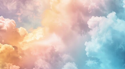 A pastel background featuring shades of light yellow, mint green, and lavender