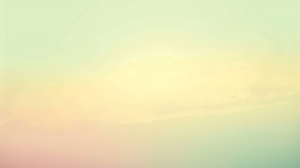 Obraz premium A pastel background featuring shades of light yellow, mint green, and lavender