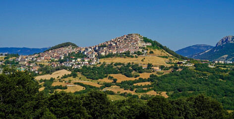 Grumentum, archaeological area of ​​the ancient Roman city, Potenza, Basilicata, Italy
