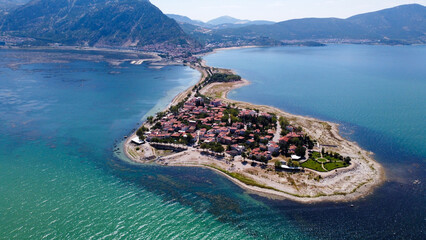 Lake Egirdir of Turkey is situated in the Isparta province. It is also known as the 'seven colored...