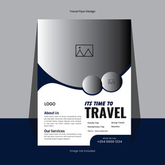 Corporate creative colorful business flyer template design 