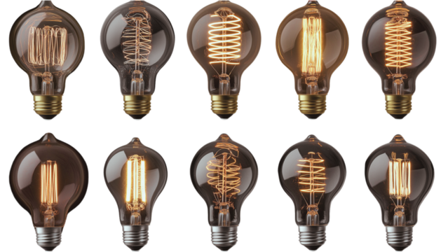 Spiral filament light blub 