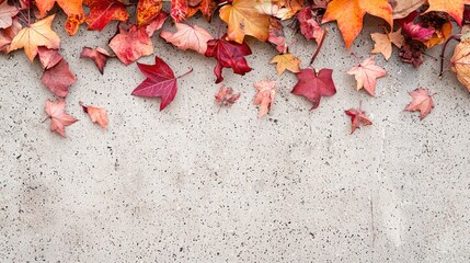 Obraz premium Scattered Leaves on the Ground