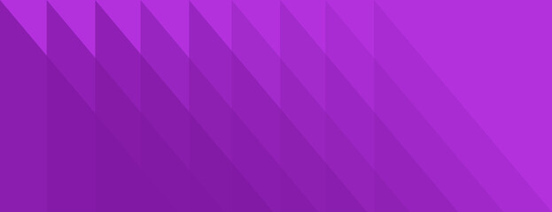 Fototapeta premium Purple geometric background with layered triangular patterns. The background is vibrant purple with a smooth texture. Vector design. Gradient geometric pattern background. Purple background vector.