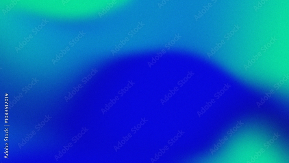 Poster dynamic blue bokeh background with soft glow and motion