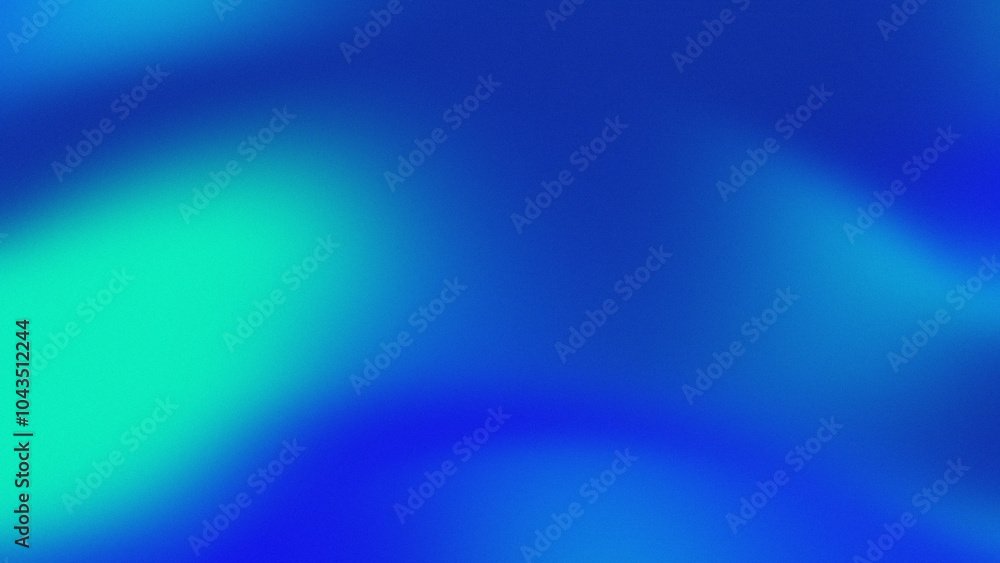 Poster abstract blue background with bokeh effect featuring soft glowing patterns and smooth textures