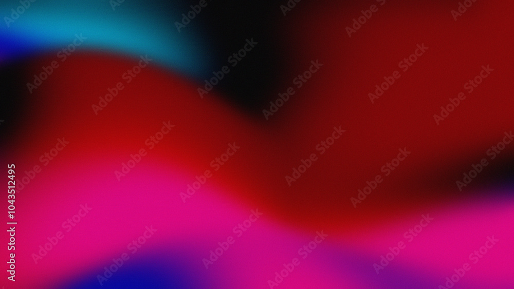 Poster a vibrant and colorful abstract background featuring a bokeh effect with blue, red, and orange hues,