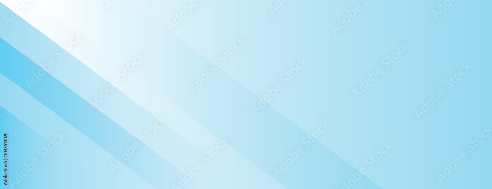 Poster a light blue background with diagonal stripes. the background is smooth and features a gradient of b