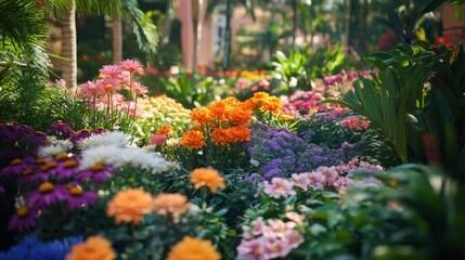 Vibrant Flower Garden