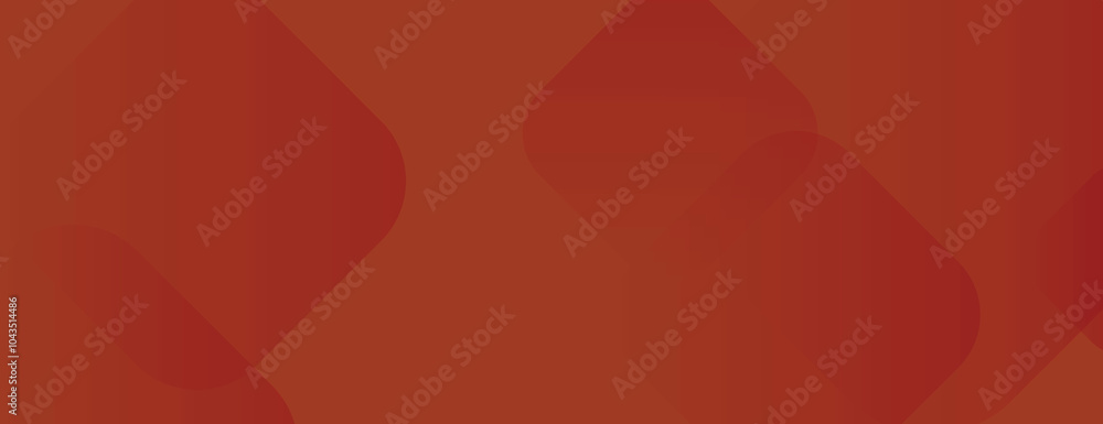 Poster the background is a geometric style with overlapping shapes. the background is a rich brown color wi