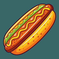 hot dog illustration