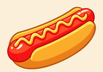 hot dog illustration