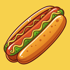 hot dog illustration