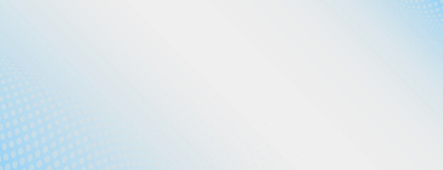 Light blue halftone gradient background. Light blue gradient halftone banner vector background. Light blue background halftone texture. Minimal light blue with halftone vector background