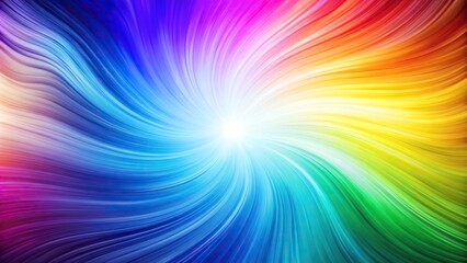 Obraz premium Abstract background in white, blue, purple, or rainbow colors viewed from a high angle