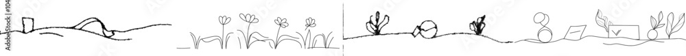 Aufkleber A continuous line drawing of an award badge with an approval check sign and a contour line for a certificate is shown at the top of this illustration.