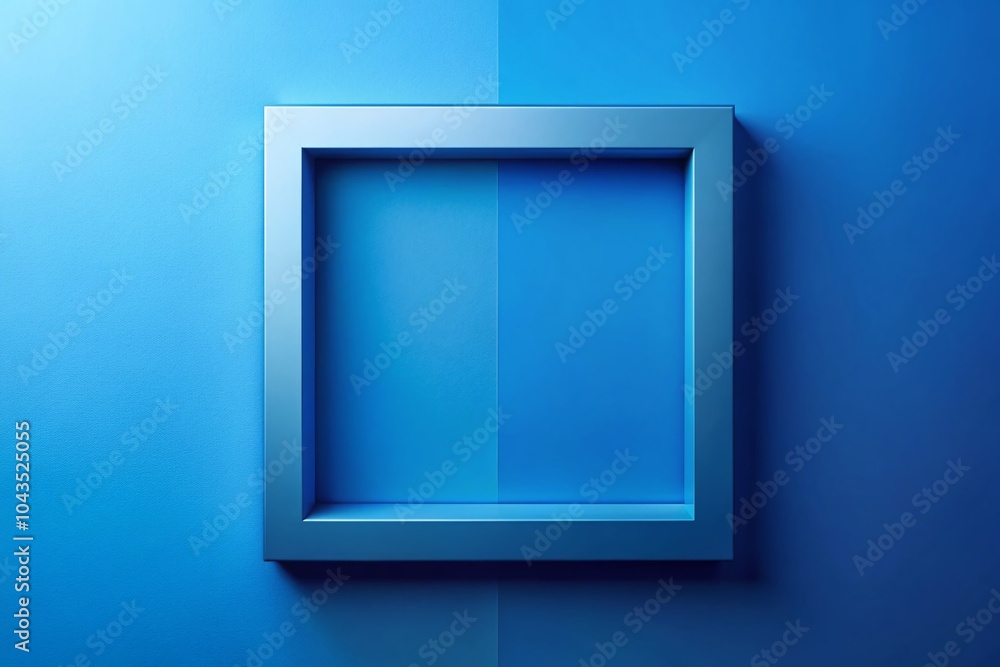 Poster blue square geometric patterns for modern design and abstract backgrounds