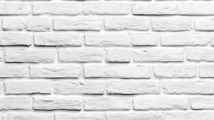 Obraz premium A textured white brick wall, exuding a minimalist aesthetic, perfect for backgrounds or interior design elements.