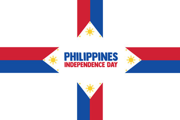 philippines flag banner independent day