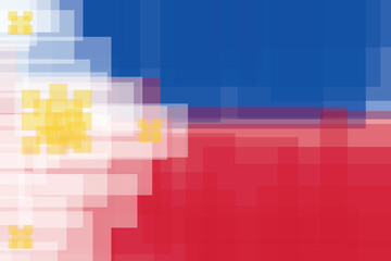 philippines flag banner pixel