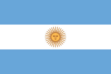 argentina vector flag illustration
