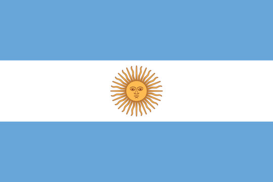 argentina vector flag illustration
