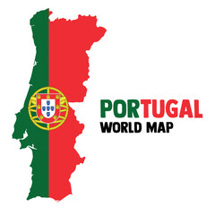 world map of portugal