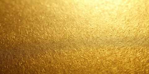 Abstract vintage style, shiny gold paper texture background with depth of field effect.