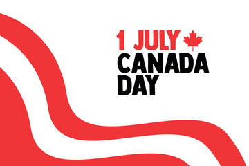 Canada independent flag vector