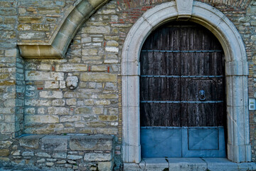 Guardia Perticara, perfectly preserved medieval village, Potenza, Basilicata, Italy