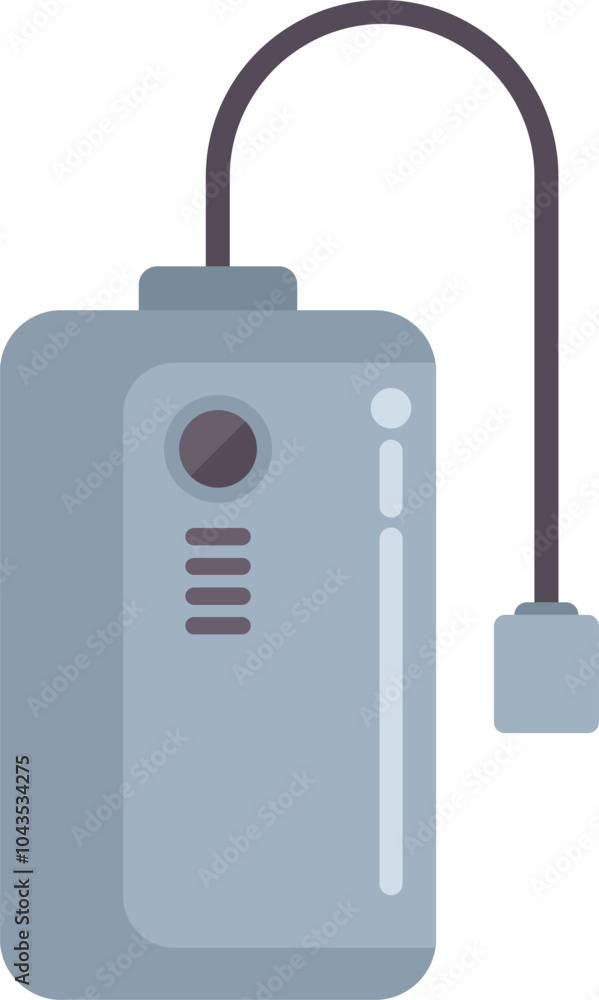 Aufkleber external hard drive connecting to computer via usb cable, data storage device