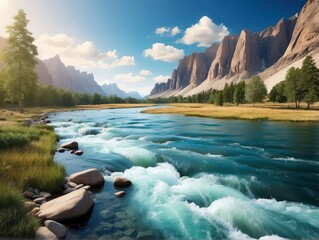 lake in yosemite