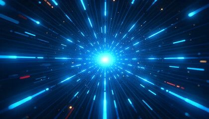 Naklejka premium glowing light futuristic sport race speed technology background