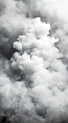 Naklejka premium Smoke on Black Background