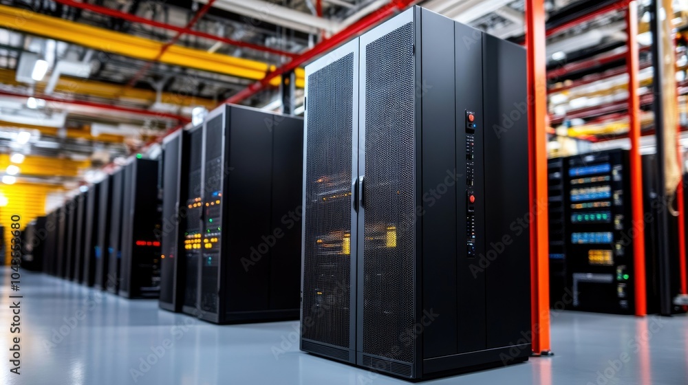 Poster Advanced Server Racks in a Secure Data Center