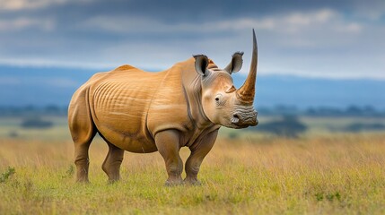 Obraz premium Endangered species struggling in a changing habitat