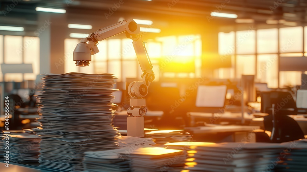 Poster automation in the workplace the future of document management with robotic assistants