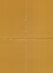 high res yellow paper surface scan, texture of half folded yellow toner paper and cool poster...