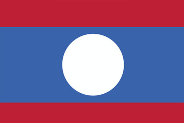 laos flag vector